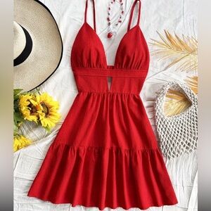 Beautiful Red  Dress NWOT